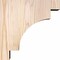 Ekena Millwork Mediterranean Smooth Corbel, Douglas Fir, 3 1/2"W x 10"D x 10"H COR04X10X10MED00SDF - alternate 4